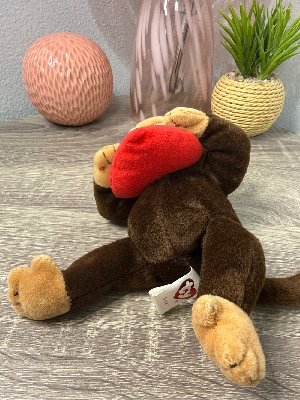 Ty Beanie Babies- D'vine the Monkey With Tags - Picture 6 of 7
